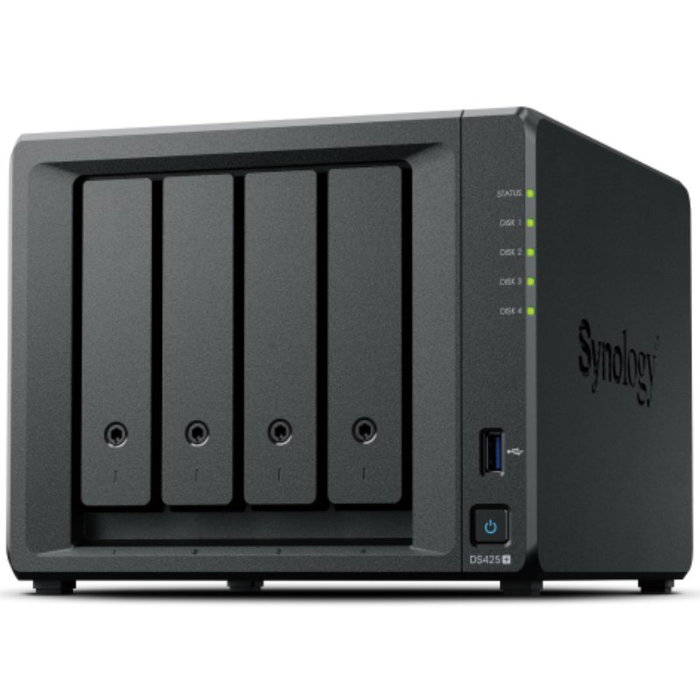 Synology DiskStation DS425+ NAS 4 bahías 3.5"-2.5" 6GB DDR4 16TB Torre